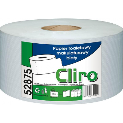 Papier toaletowy biały Cliro 52875